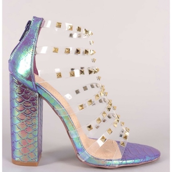 mermaid scale heels